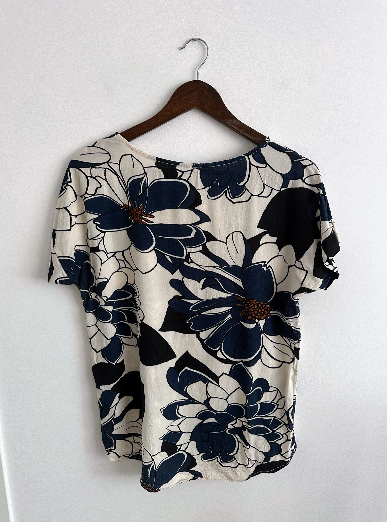 Blouse Fluide Imprimé Floral Maxi | Style Boho & Casual Chic taille M/L – photo 3